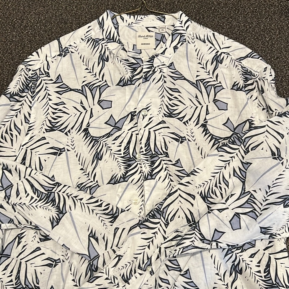 Murano Linen Men’s Shirt (New) #542 - Picture 3 of 5